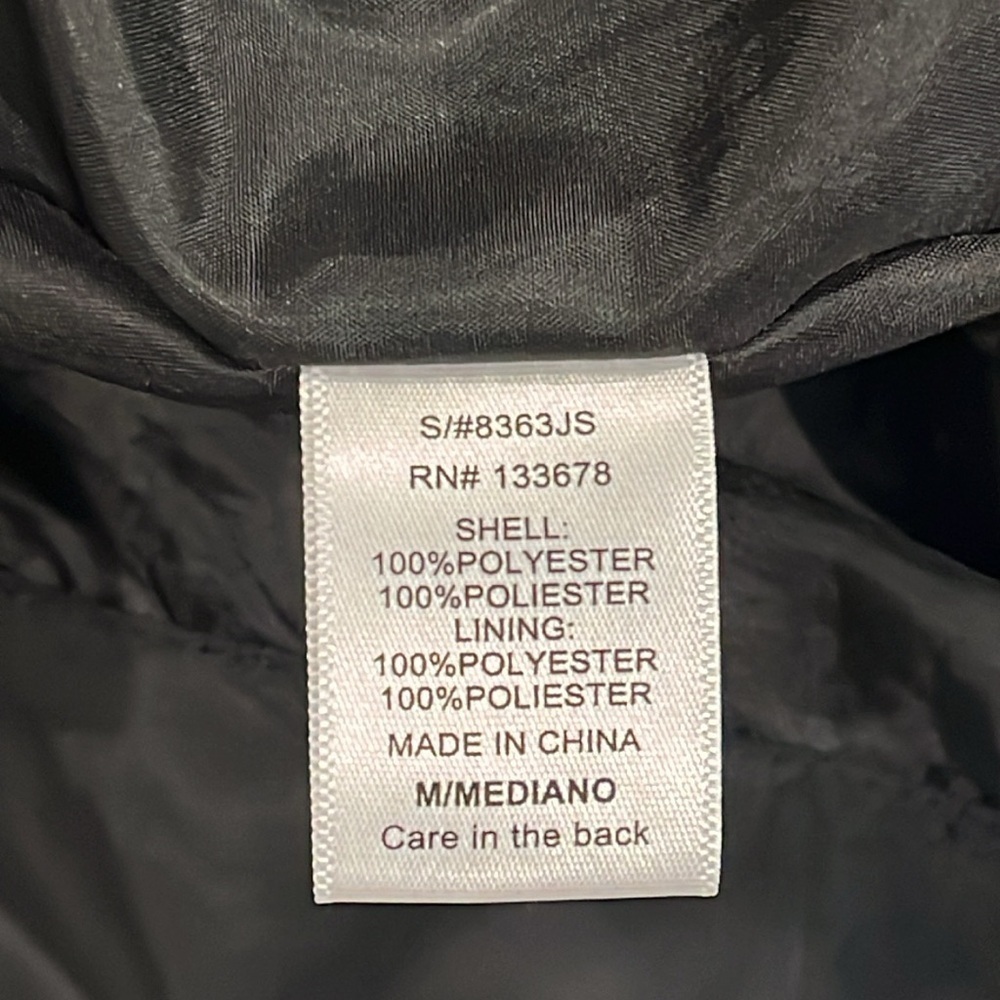 Love Tree Black satin embroidered Bomber Jacket. - Picture 8 of 10